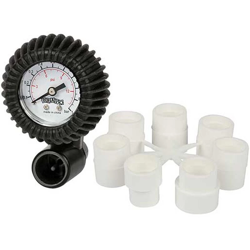 WEST MARINE Boats Inflatable Boat Pressure Gauge With Hose Adapters