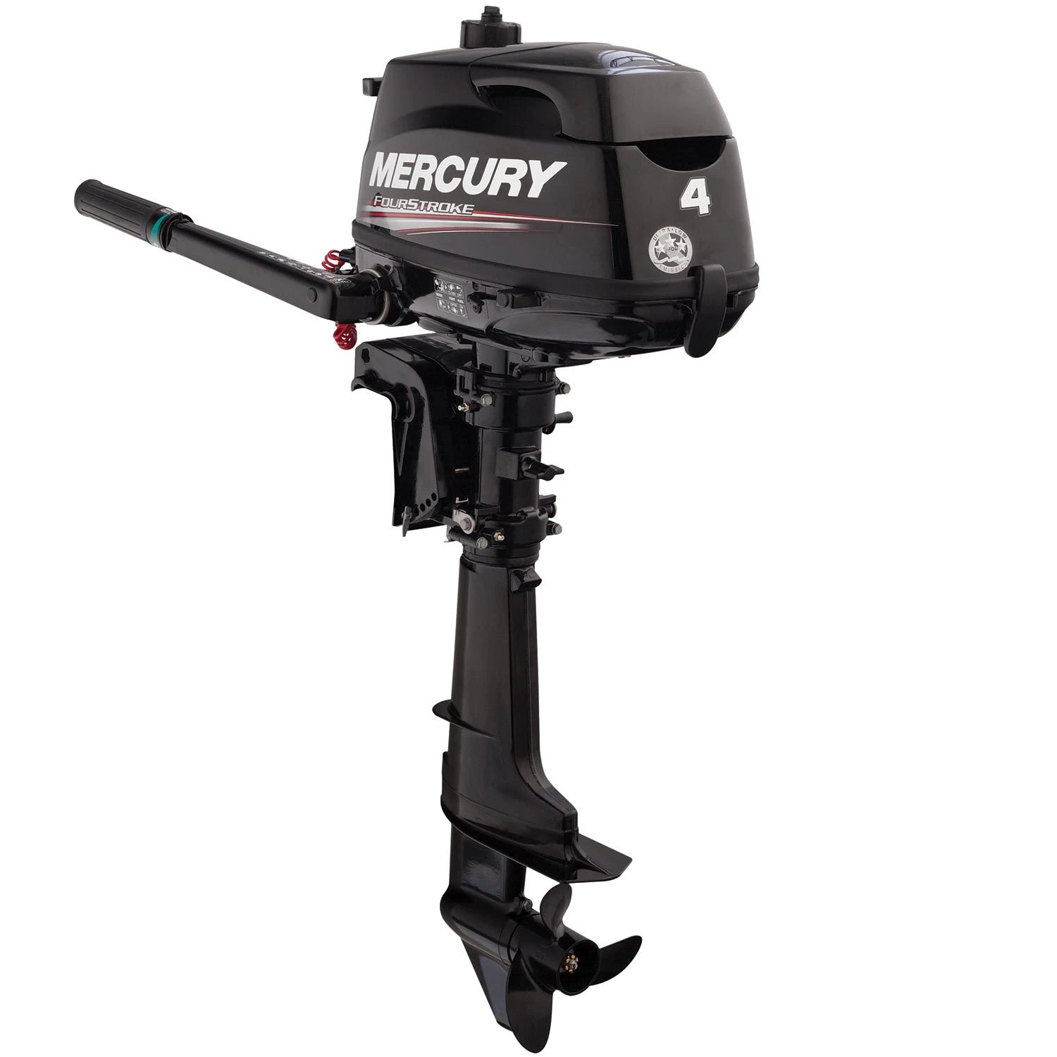 MERCURY MARINE Outboard Motors 4hp 4-Stroke Outboard, 15" Shaft Length