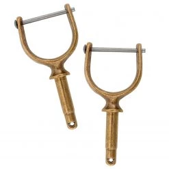 WEST MARINE Boats 1 7/8" Pinned Bronze Oarlocks