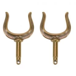 WHITECAP Boats Bronze Ribbed Oarlock Horn