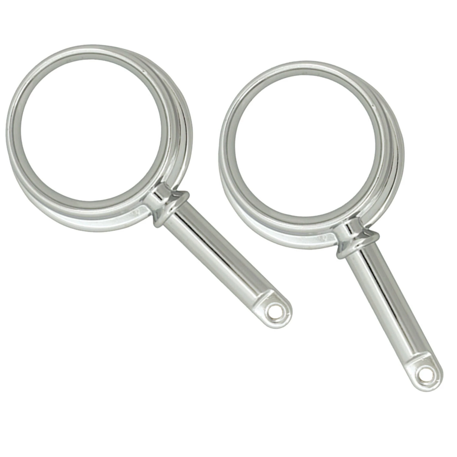 WEST MARINE Boats 2" Round Chrome Oarlocks